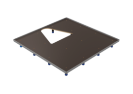 Kojelių komplektas - plokštė dušo padėklui Nexsys 100x100