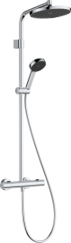Termostatinė dušo sistema HANSGROHE Activera S 240, 1 srovės, EcoSmart, spalva - chromo (chrome)