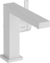 Praustuvo maišytuvas HANSGROHE Tecturis E 110 Fine CoolStart EcoSmart+, be dugno vožtuvo, spalva - balta matinė (matt white)