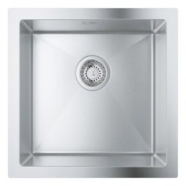 Plautuvė GROHE K700 45S 464x464mm universali, su užkemšamu ventiliu, nerūdijantis plienas