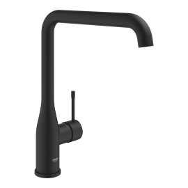 Plautuvės maišytuvas GROHE Essence L formos, matinis juodas (Phantom Black)