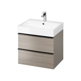 Spintelė apatinė Virgo 60cm pilka su juodom rankenėlėm