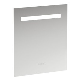Veidrodis Laufen LEELO 600x30x700 mm, su aliuminio rėmu, su horizontaliu LED šviestuvu, 3 lietimo jutikliai