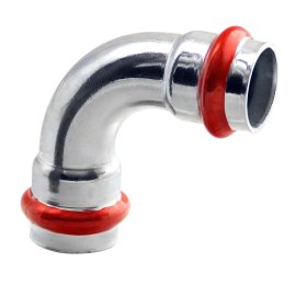 Presuojama alkūnė 90° V profilio vidus/vidus 35x35