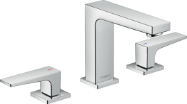 3 dalių praustuvo maišytuvas HANSGROHE  Metropol 110, su "push-open" dugno vožtuvu, spalva - chromo