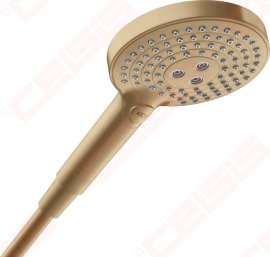 Rankinė dušo galva AXOR ShowerSolutions 120 3jet, šlifuotos bronzos spalvos (Brushed Bronze)