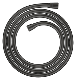 Dušo žarna AXOR ShowerSolutions, 2 m, metalo efektas, kūginės jungtys, šlifuoto juodo chromo spalvos (Brushed Black Chrome)