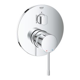 Dekoratyvinė dalis potinkinio dušo/vonios maišytuvo Grohe Essence 3 funkcijų chromo spalvos)