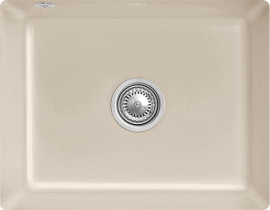 Plautuvė VILLEROY&BOCH Subway 60SU montuojama iš apačios, migdolo spalva (almond), Ceramic Plus danga