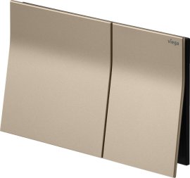 WC mygtukas Viega Prevista Visign for More 200, matinis vario/aukso spalvos metalas