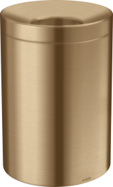 Atvira šiukšliadėžė AXOR Universal Circular, 5 l, šlifuotos bronzos spalva (Brushed Bronze)