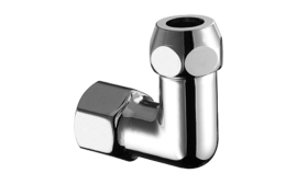 Alkūnė su veržle SCHELL 3/8" x Ø10 mm, vidinis sriegis