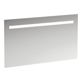Veidrodis Laufen LEELO 1200x40x700 mm, su aliuminio rėmu, su horizontaliu LED šviestuvu, lietimo jutikliu