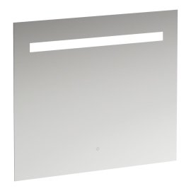 Veidrodis Laufen LEELO 800x40x700 mm, su aliuminio rėmu, su horizontaliu LED šviestuvu, lietimo jutikliu
