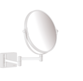 Kosmetinis veidrodis Hansgrohe AddStoris, matinis baltas