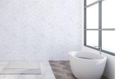 Kompozicinė plokštė VIPANEL Marble White, 1000x2100 mm.