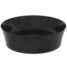 Praustuvas-dubuo Ideal Standard Ipalyss Round, matmenys 400x400x120mm, su keraminiu dugno vožtuvu, spalva - juoda blizgi