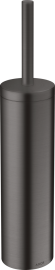 WC šepetys AXOR Universal Circular, šlifuoto juodo chromo spalva (Brushed Black Chrome)