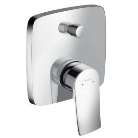 Dekoratyvinė dalis potinkiniam vonios/dušo maišytuvui HANSGROHE Metris, 2 funkcijos, spalva - chromo