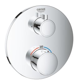 Dekoratyvinė dalis potinkinio dušo maišytuvo GROHE Grohtherm 2 funkcijos