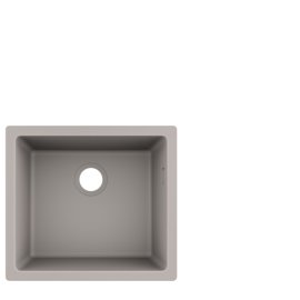 Granito SilicaTec plautuvė Hansgrohe S510-U450, montuojama iš apačios, 450 mm, betono pilka