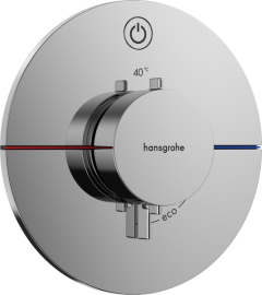Dekoratyvinė dalis potinkiniam termostatiniam dušo maišytuvui HANSGROHE ShowerSelect Comfort S, 1 funkcijos, spalva - chromo