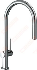Maišytuvas plautuvei Hansgrohe Talis M54 210 su ištraukiama žarna, chromas
