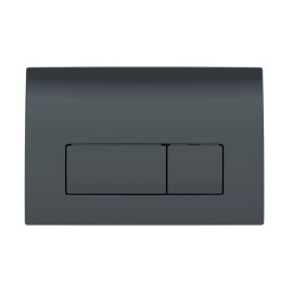 Vandens nuleidimo mygtukas Geberit Delta50 Square, juodas/juodas