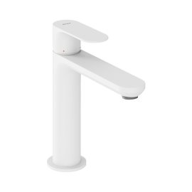 Maišytuvas praustuvui  Eleganta 012.00, 170mm, be dugno vožtuvo, White Velvet
