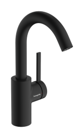 Praustuvo maišytuvas HANSGROHE Zesis S 210 CoolStart, su dugno vožtuvu, spalva - juoda matinė (matt black)