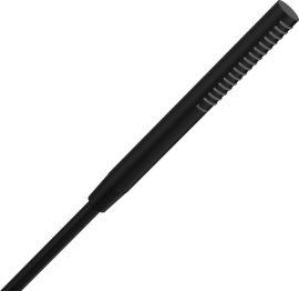 Rankinė dušo galvutė HANSGROHE Pulsify S 100, 1 srovės, EcoSmart, spalva - juoda matinė (matt black)