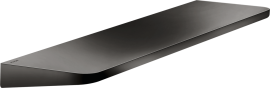 Lentyna AXOR Universal Circular, poliruoto juodo chromo spalva (Polished Black Chrome)