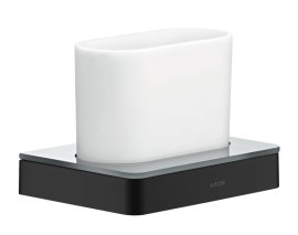 Dantų šepetėlių laikiklis AXOR Universal Softsquare, matinis juodas