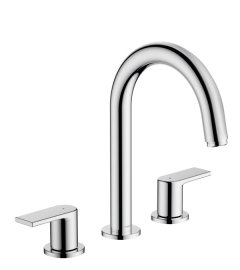 3 dalių praustuvo maišytuvas HANSGROHE Vernis Shape 150 su dugno vožtuvu