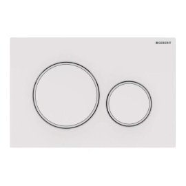 Vandens nuleidimo mygtukas Geberit Sigma20 Round, baltas