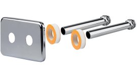 Juoda matinė apdaila 1/2"x16 L-120mm, prijungimo atstumas 40 mm