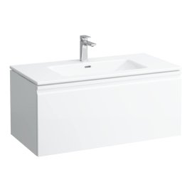 Spintelė su praustuvu Laufen PRO S 1000x500x460 mm, 1 stalčius, spintelės spalva - balta