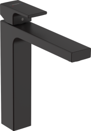 Praustuvo maišytuvas HANSGROHE Vernis Shape 190 su dugno vožtuvu, spalva - juoda matinė
