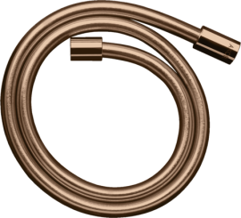 Dušo žarna AXOR ShowerSolutions, 1,6 m, metalo efektas, cilindrinės jungtys, poliruoto raudono aukso spalvos (Polished Red Gold)