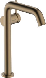 Praustuvo maišytuvas HANSGROHE Tecturis S 240 Fine CoolStart EcoSmart+, su "push-open" dugno vožtuvu, spalva - šlifuotos bronzos (brushed bronze)