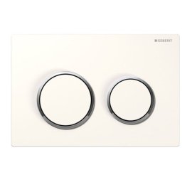 Vandens nuleidimo mygtukas Geberit Omega20 Round baltas/chromas