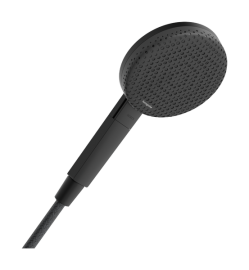 Rankinė dušo galva HANSGROHE Raindance Alive Select S 125, 3 srovių, EcoSmart, spalva - juoda matinė (matt black)