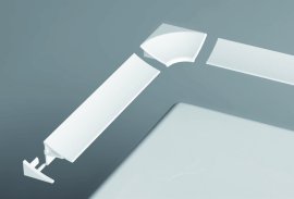 Apdailos juostos kampinių ir užbaigimo dalių rinkinys 11 mm