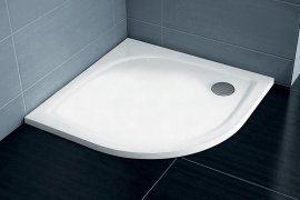 Dušo padėklas Ravak Galaxy Elipso Pro-80 Flat, baltos spalvos