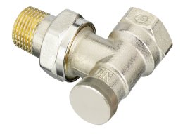 Uždarymo ventilis RLV-S, DN15, vidinis sriegis, kampinis, R 1/2, Rp 1/2, 2.2 m³/h