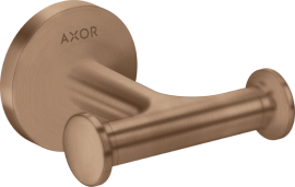 Dvigubas kabliukas AXOR Universal Circular, šlifuoto raudono aukso spalva (Brushed Red Gold)