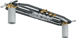 Potinkinė dalis AXOR ShowerSolutions, 1200/300 4jet