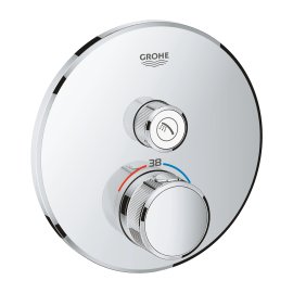 Dekoratyvinė dalis potinkinio dušo maišytuvo Grohe Smart Control 1 funkcijos