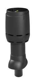 Ventiliacijos kaminėlis/kanalizacijos alsuoklis FLOW VILPE 110P-IS-350 juodas