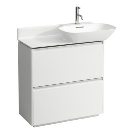 Spintelė praustuvui Laufen BASE 770x350x770 mm, 2 stalčiai, praustuvams 813301/813302, spalva- balta matinė